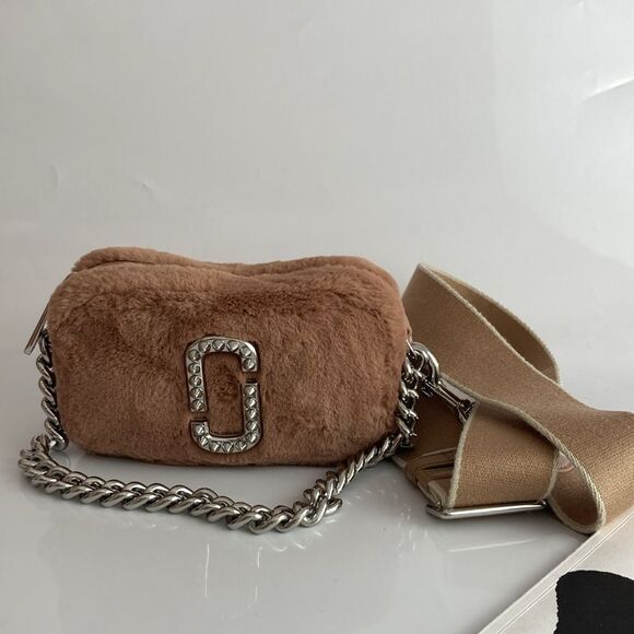 MARC JACOBS
Faux Fur Plush Snapshot Camera Bag Brown - Picture 3 of 7